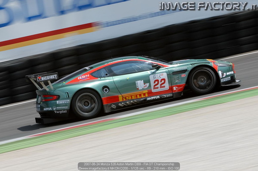 2007-06-24 Monza 526 Aston Martin DB9 - FIA GT Championship